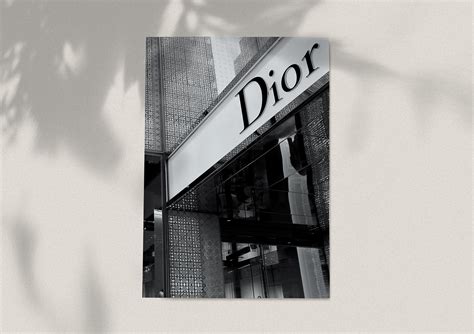 poster perfume dior|Dior black and white poster.